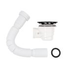 Zuhanytálca szifon 60 mm-es fekete