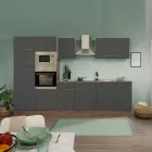 Yorki 330 konyhablokk yorki tölgy korpusz,selyemfényű antracit fronttal