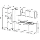 Yorki 370 konyhablokk fehér korpusz,selyemfényű fehér fronttal