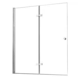   Leziter Alor 122x140 cm 2 szárnyú kádparaván, 6 mm üveg, króm