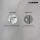 Leziter Alor 122x140 cm 2 szárnyú kádparaván, 6 mm üveg, króm
