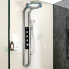 Aquajet hidromasszázs zuhanypanel szürke