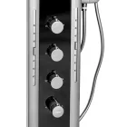 Leziter Aquajet hidromasszázs zuhanypanel, szürke