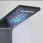 Aquapro hidromasszázs zuhanypanel fekete