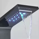 Aquapro hidromasszázs zuhanypanel fekete