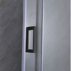 Bold görgős egyszárnyú zuhanyajtó 130x195 cm fekete