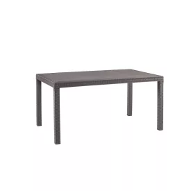 Hella műanyag kerti asztal taupe