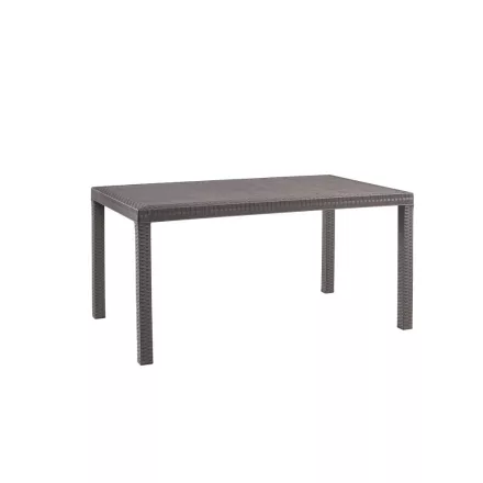 Hella műanyag kerti asztal taupe