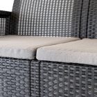 Venus 2 üléses kerti kanapé grafit