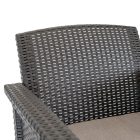 Venus 2 üléses kerti kanapé grafit