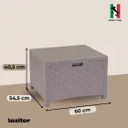 Venus 4 személyes kerti bútor garnitúra Cappuccino színben