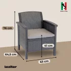 Venus Large V 7 személyes kerti bútor garnitúra