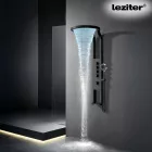 Leziter Luxory termosztátos hidromasszázs zuhanypanel, szürke