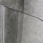 Leziter Eva 70x140 cm 1 szárnyú kádparaván, 6 mm üveg, króm