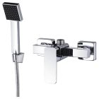 Zegor króm fali kétkaros kerámiabetétes zuhany csaptelep zuhanyszettel LEB5-A123