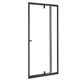   Flexi állítható egyszárnyú zuhanyajtó 76-91x185 cm fekete