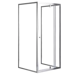   Flexi 80x90 cm falsíkra szerelhető aszimmetrikus zuhanykabin zuhanytálca nélkül