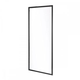 Zuhanyfal 80x185 cm-es méretben fekete