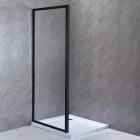 Zuhanyfal 80x185 cm-es méretben fekete