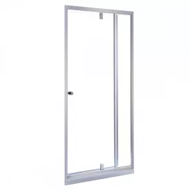   Flexi 86-101x185 cm széles fix+nyíló króm zuhanyajtó 6 mm vastag biztonsági üveggel