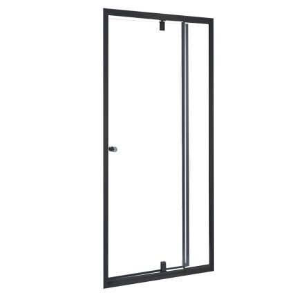 Flexi állítható egyszárnyú zuhanyajtó 86-101x185 cm fekete