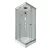Valerie 90x90 cm szögletes hidromasszázs zuhanykabin