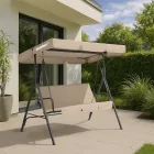 Serenita kerti hintaágy beige