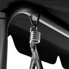 Serenita kerti hintaágy szürke