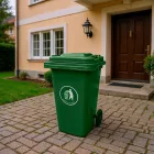 Hulladéktároló 240L zöld