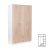 Miami-gardrobszekreny-120x205-cm-sonoma-tolgy-fehe