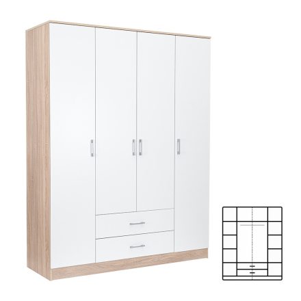 Miami-gardrobszekreny-160x205-cm-feher-sonoma-tolg