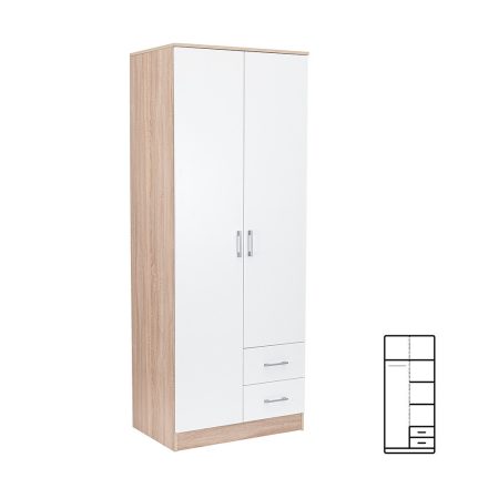 Miami-gardrobszekreny-80x205-cm-feher-sonoma-tolgy