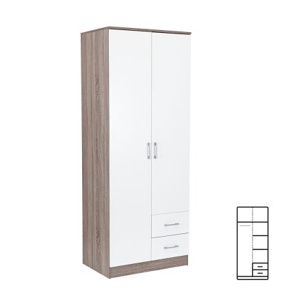 Miami-gardrobszekreny-80x205-cm-feher-yorki-tolgy