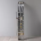 Leziter Midi hidromasszázs zuhanypanel, króm