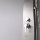Leziter Midi hidromasszázs zuhanypanel, króm