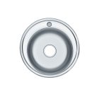 Teur kerek egy medencés rozsdamentes mosogató 480 mm
