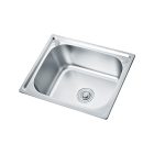Mont szögletes egy medencés rozsdamentes mosogató 500x400 mm