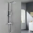 Tullino zuhanyszett termosztátos csapteleppel, króm