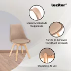 Velon 4+1 étkező garnitúra fehér-bézs