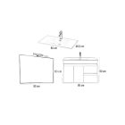 Luna Prime 80 komplett fürdőszobabútor