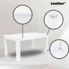 Lola 6+1 étkező garnitúra fekete-fehér