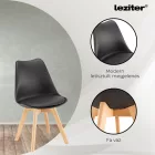 Lola 6+1 étkező garnitúra fekete-yorki tölgy