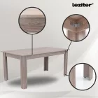 Lola 4+1 étkező garnitúra fehér-yorki tölgy