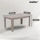 Leon 4+1 étkező garnitúra yorki tölgy-barna