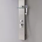 Leziter Alegro hidromasszázs zuhanypanel, inox