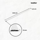 Vinyl SPC padló szintkiegyenlítő Harbor beton szürke 2400x45x8 mm