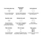 Marco White II 80x80 cm íves fehér hátfalas zuhanykabin zuhanytálcával