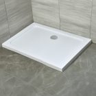 Slim aszimmetrikus alacsony akril zuhanytálca 80x120 cm, 5,5 cm magas