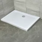 Slim aszimmetrikus alacsony akril zuhanytálca 80x120 cm, 5,5 cm magas