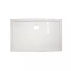 Slim aszimmetrikus alacsony akril zuhanytálca 80x120 cm, 5,5 cm magas